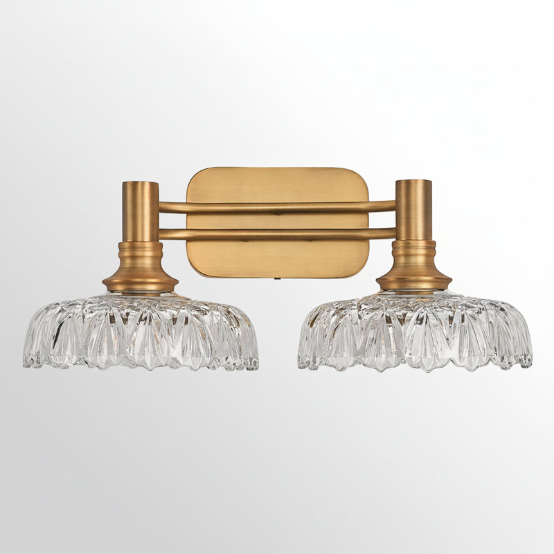 Éclairage pour salle de bain 2 lumières Vintage