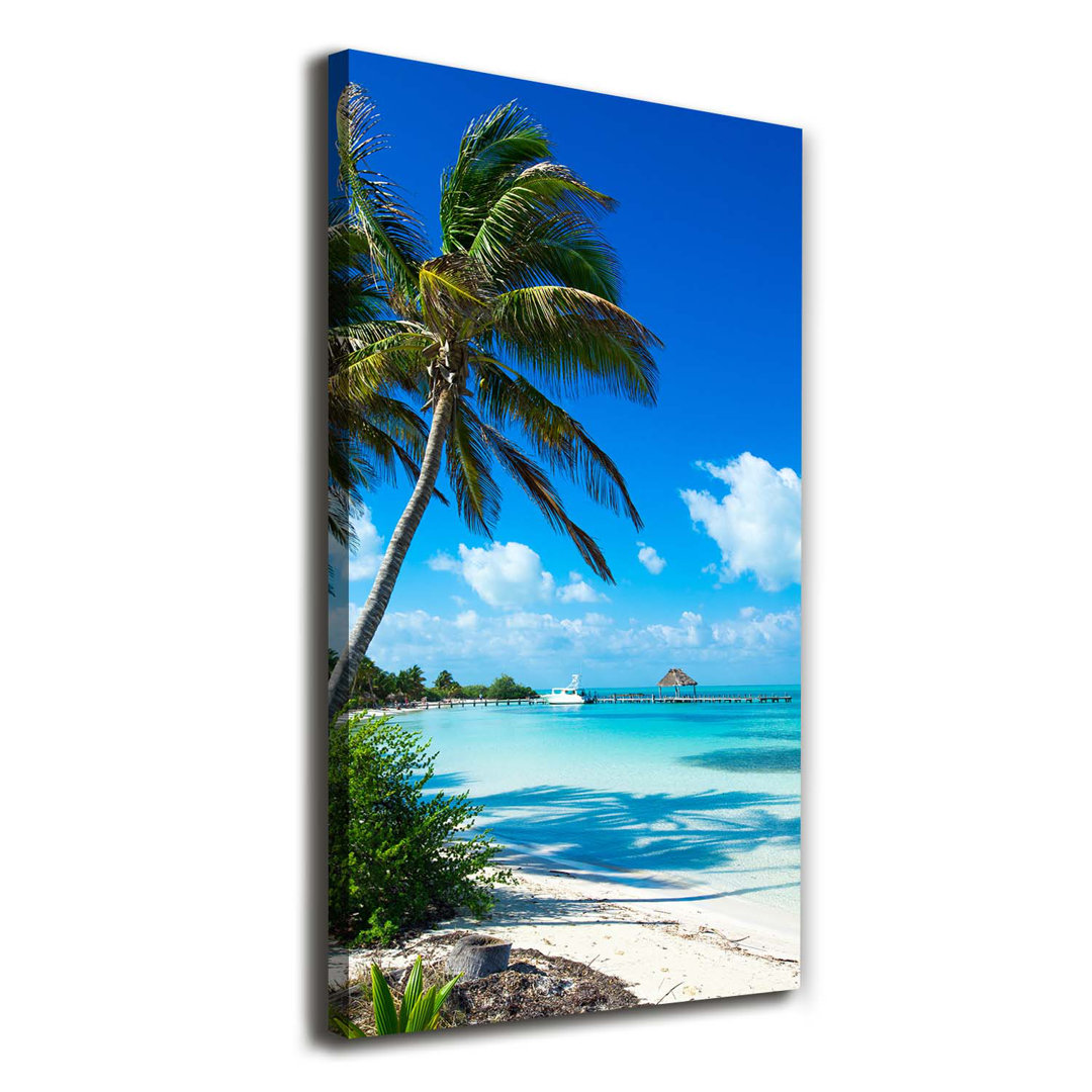 Tropical Beach - Kunstdrucke auf Segeltuch