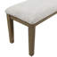 Élégant ensemble de table de salle à manger 6 pièces avec banc et chaises d'appoint