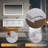 Lumino 60" Wall Mounted Double Sink Bathroom Vanity with Engineered Stone Top, LED Light, 6 Soft Close Drawers-577031230