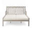 Chaise longue double en bois d'acacia avec coussins 51,6 po Sundrenched-479574226