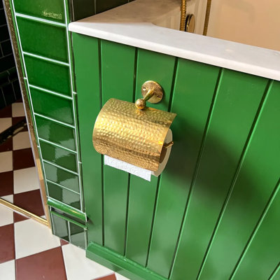 Recessed Toilet Paper Holder - Brushed Nickel - View #9