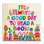 Good Day To Read A Book, plaque murale, design par Katherine Herrell Studio