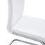 Ensemble de 4 chaises en forme de nœud en polyuréthane blanc - Ajoutant de la mode aux styles de maison minimalistes et contemporains-124583073