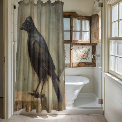 Rideau de douche haut de gamme Crow