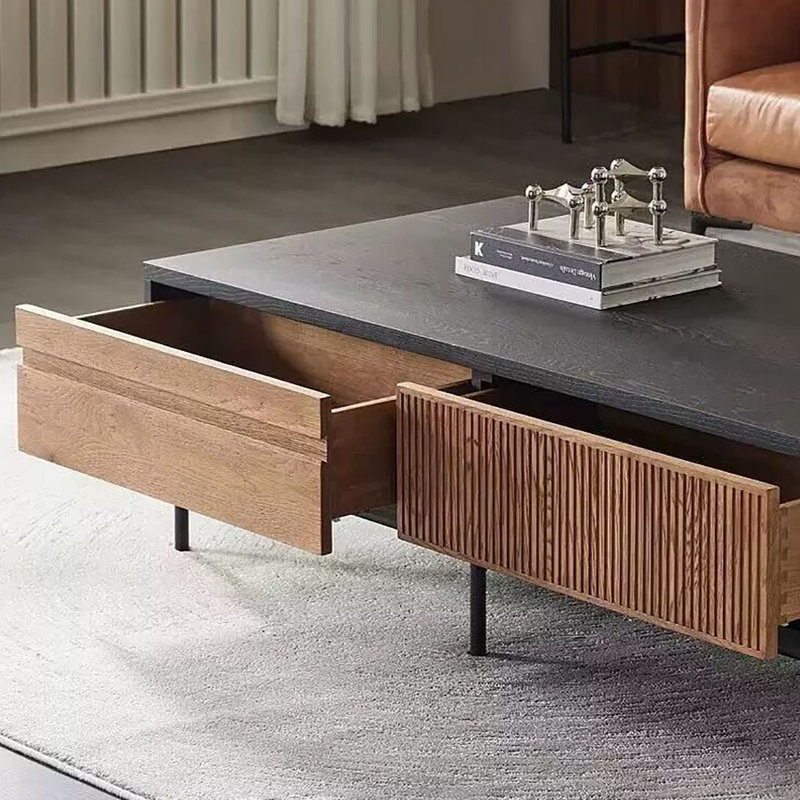 Table basse moderne moderne, H 15,7 po x L 51,2 po x l 27,6 po