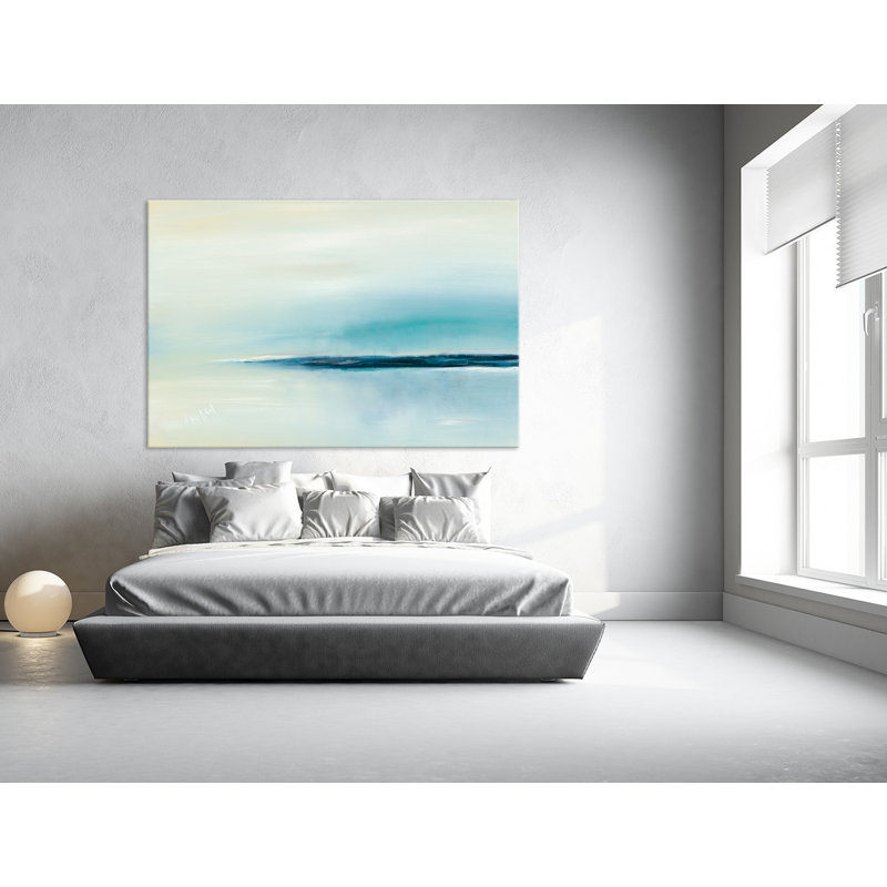 Reproduction d’art sur toile tendue, "stillness" par Michele Gort