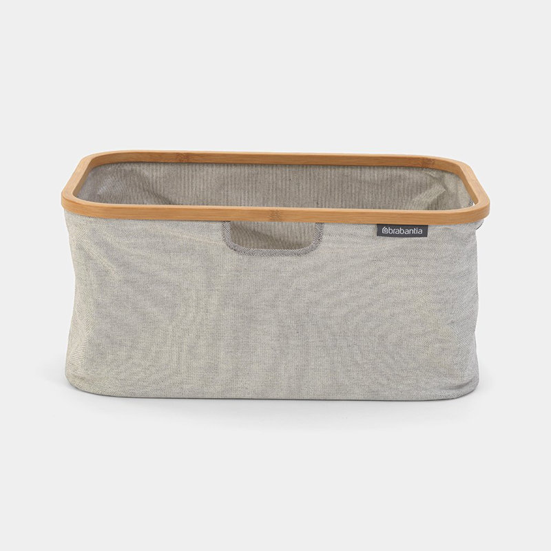 Brabantia 40 Litre Foldable Laundry Basket, Grey