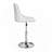 Modern Swivel Adjustable Counter Stool, Faux Leather Upholstered Counter Height Stool with Hydraulic Lift and Metal Pedestal Base for Kitchen Island, Breakfast Bar, Dining Area-1683327611-1704670954