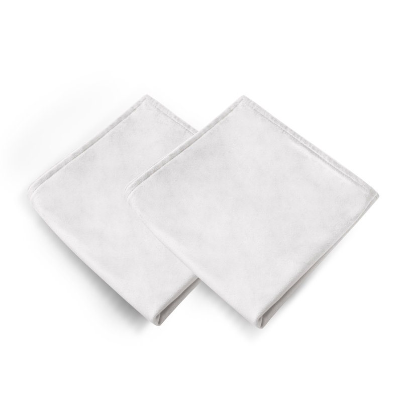 Fritch Square Throw Pillow Cover, White, 45cm H x 45cm W x 1cm D