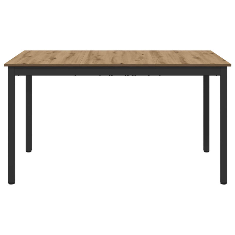 Rectangular Dining Table, 75cmH x 140cmL x 80cmW, Light Brown