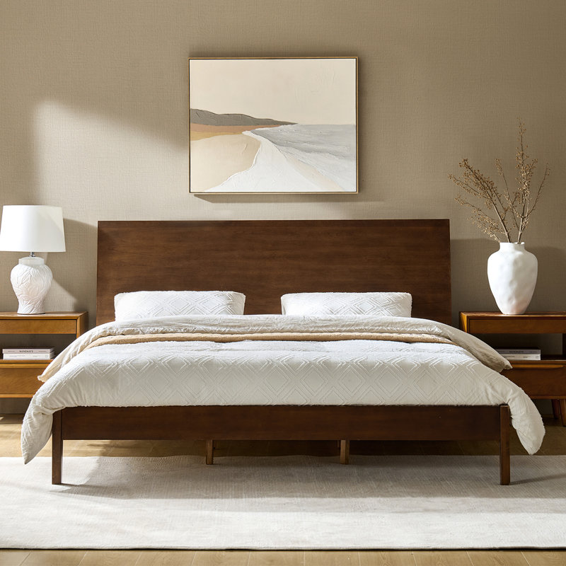Pieds en bois massif Boneva Mid-Century Modern, Noyers, Grand