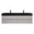 Golitz 71'' Double Bathroom Vanity with Stainless Steel Top-1822465598
