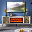 Meuble télé avec foyer en bois massif-1362169753