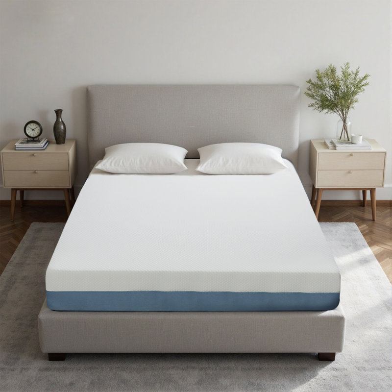 10" Queen Mattress - Japanese Sterilizing Airy High Resilience, Non-Toxic Eco-Friendly Elegant, Queen