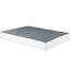 Base de matelas très grand avec structure en métal noir, tissu texturé, support à 12 lattes, structure et housse de capacité de charge de 700 lb, hauteur de 8,5 po, processus d'assemblage facile, capacité de poids de 700 lb, chambre à coucher-1518700407