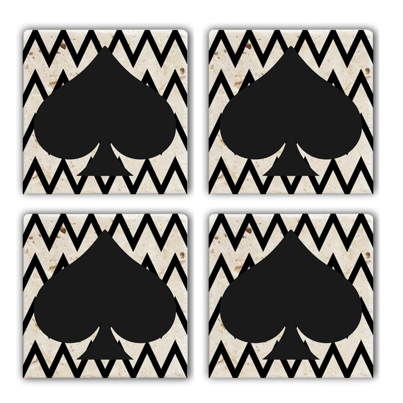 Ensemble de tapis en verre de qualité supérieure (4 pièces) de qualité supérieure, 3,9 x 3,9 x 0,4 pouces | 100% pierre naturelle pour la durabilité et l'élégance | Parfait pour protéger les surfaces, idéal pour la maison et le bureau, élégant et fonctionnel