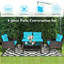 Gullo 4 - Person Patio Conversation Set with Cushions-95849859