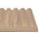 Serata Harmona 4.5" x 9" Matte Porcelain Convex Fluted Wall Tile