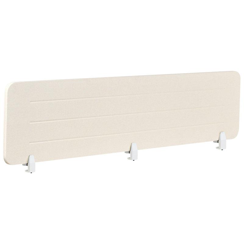 Desk Dividers, 40cm H x 180cm L, Beige