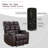 33.5" Wide Modern Faux Leather Soft Backrest Manual Release Recliner Chair with Massage & Storage & Cup Holder (Set of 2)-1763353190