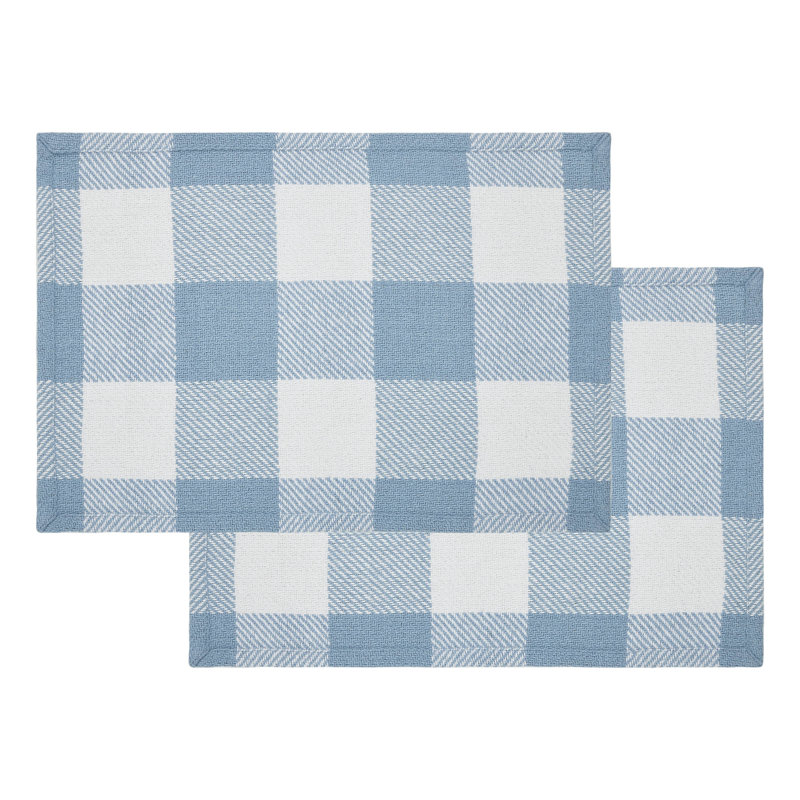 Napperon Annie, Bleu / blanc