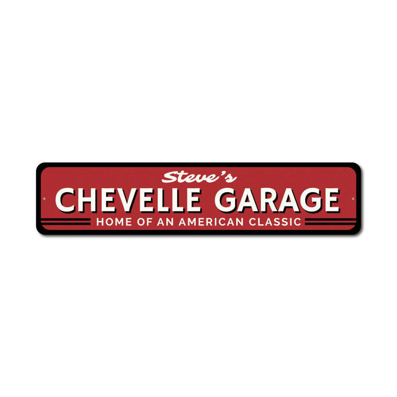 Plaque en aluminium Chevy, H 6 po x l 24 po x P 0,063 po