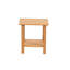 Table d'appoint de pique-nique d'extérieur en grain de bois, structure à double couche, matériau pour les hanches, ergonomique, large, quincaillerie rouille, table de couleur pour le jardin, design, acier inoxydable, finition huilée de bois