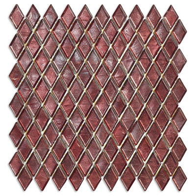Mandalay 7/8" x 1-5/8" Diamond Glass Mosaic