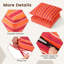 Ensemble de coussins de siège profond / intérieur avec ceintures de corde orange-956140207