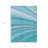 3' X 5' Teal Blue Aqua And Blue Abstract Washable Indoor Outdoor Area Rug