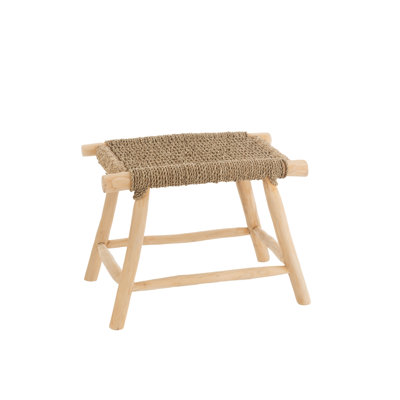 Kaela Solid Wood Accent Stool