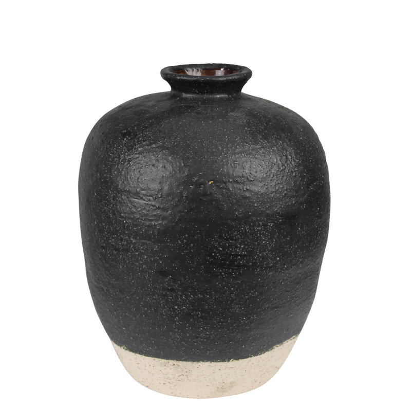 Vase Umbria, céramique, noir