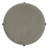 Modern Boucle Fabric Round Storage Ottoman - Black-961553251