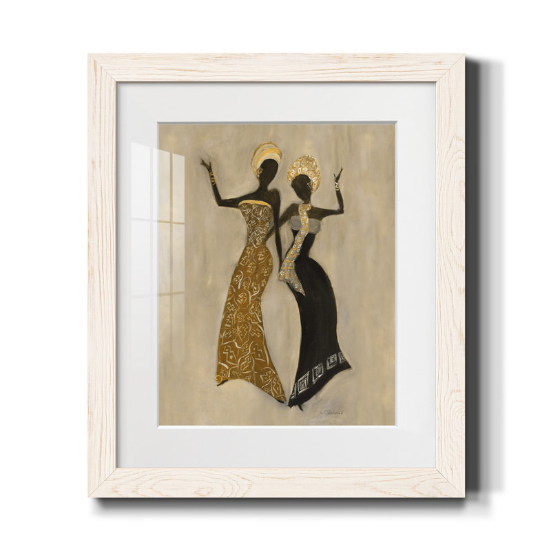 Célébration II - Reproduction d'art graphique sur papier encadré, H 20 po x l 17 po x P 1,5 po, Blanc