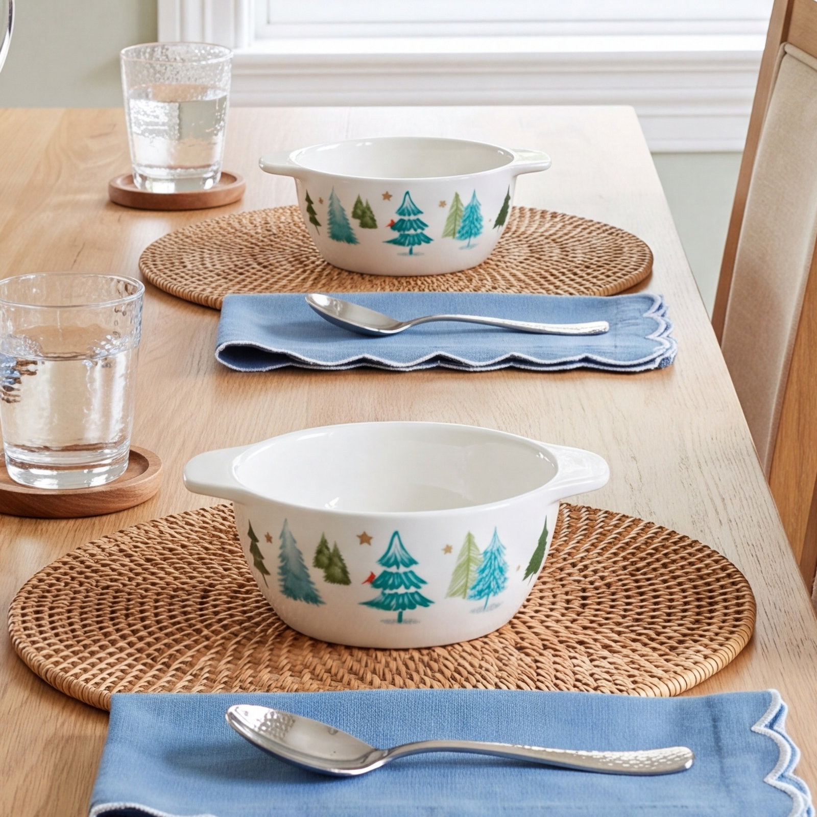 BALSAM LANE Porcelain Soup Bowl
