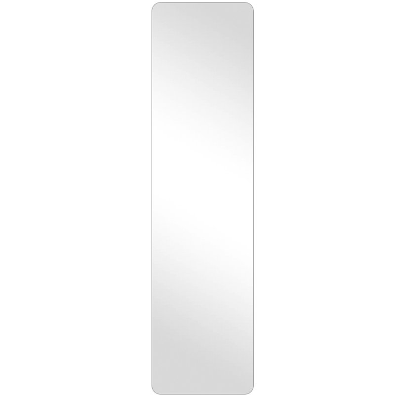 60X15inch Full Body Mirror For Living Room Bedroom - , Rounded Corner, 5Mm Silver Mirror, Aviation Aluminum, Strong Dressing -Proof, Safe & Secure Design