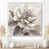 White Floater Framed