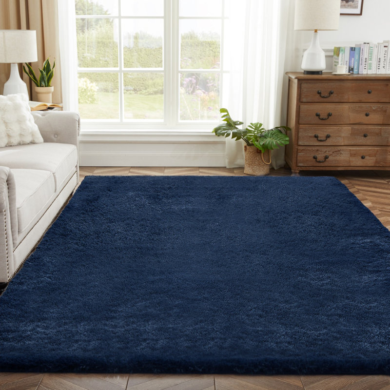 Tapis intérieur / extérieur moelleux Niliyah, Rond 4 pi