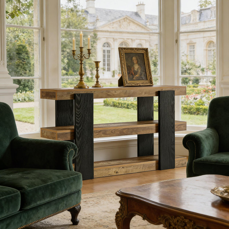 Versatile Side Table,Console Table,3-Tier Sofa Table,Entryway Table
