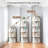 5 Tier Rotating Bookshelf, 360° Display Round Spinning Bookshelf-1571132541