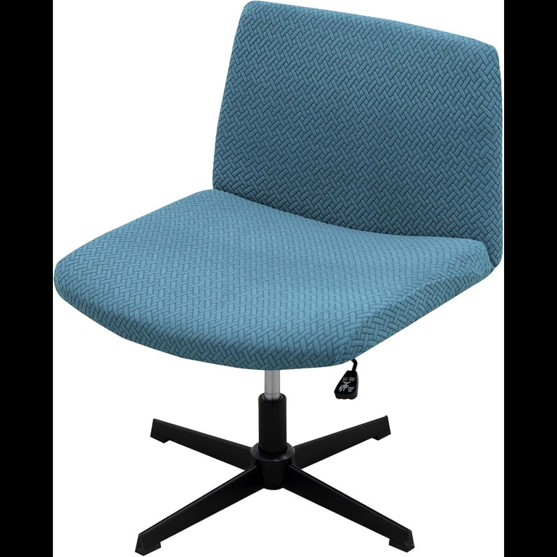 Housse pour fauteuil de bureau Livego, Polyester bleu