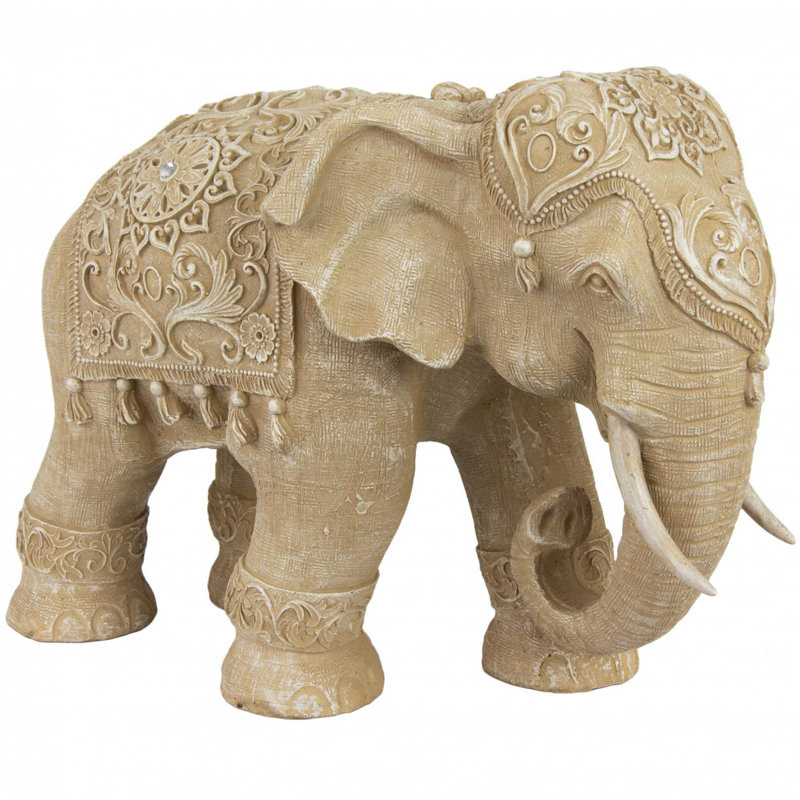 Auspicious Elephant Figurine, Ivory