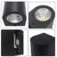 Avont Black 8cm H Integrated LED Outdoor Flush Mount