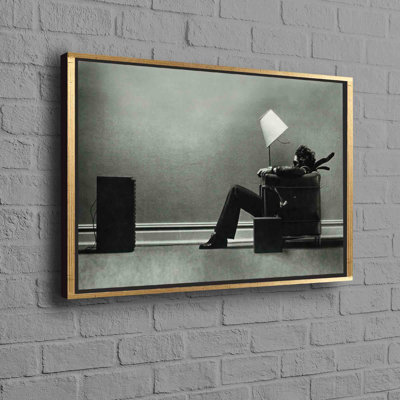 Grande toile de coton avec un style moderne et tendance mettant en vedette l'imagerie emblématique de Steve Steigman, idéale pour les décorations de mariage et les décorations murales