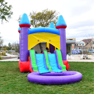 Glissade d'eau HeroKiddo Jelly Bean Castle