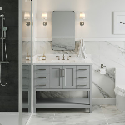 43 Single Bathroom Vanity Set