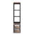 Lloyd 60"H Rustic Industrial Metal Frame Hall Tree With Shelves And Shoe Storage With Bench