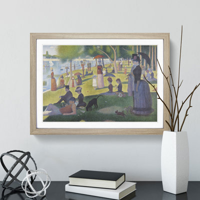 A Sunday on La Grande Jatte by Georges Seurat - Picture Frame Painting