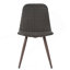 Chaise en osier avec pieds thermolaqués